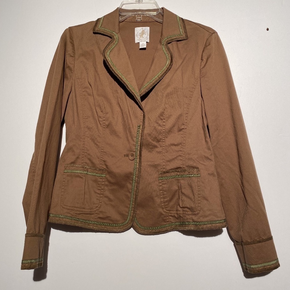 𝅺THINK Tank Womens Jacket Brown Size Medium